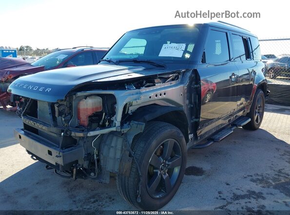 SALEJ7EX9R2300244 2024 LAND ROVER DEFENDER Black წინა მარცხენა ხედი სამი მეოთხედიდან