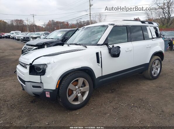 SALEJ7EXXR2289786 2024 LAND ROVER DEFENDER Белый Передняя левая четверть