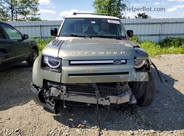 SALEJFEU5P2220887 2023 LAND ROVER DEFENDER Green Դիմացի տեսք