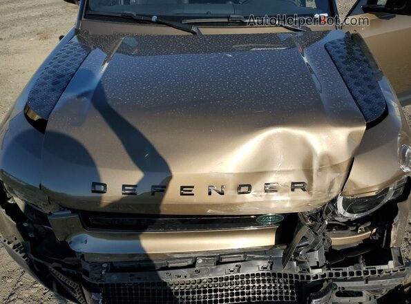 SALEP7RU0M2043014 2021 LAND ROVER DEFENDER Brown ძრავის განყოფილების ხედი