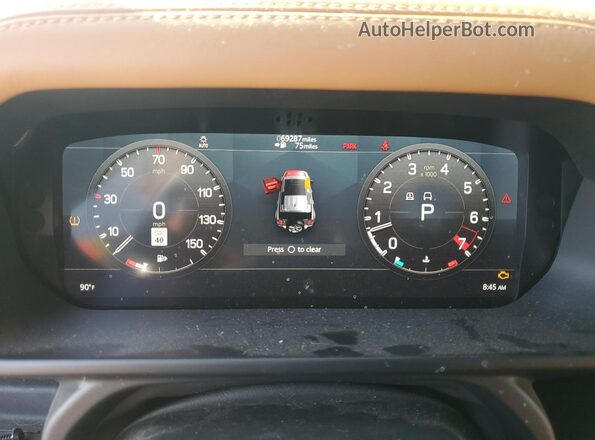 SALEX7RU8M2042175 2021 LAND ROVER DEFENDER Tan Vista del cuadro de instrumentos