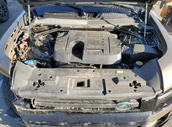 SALEX7RU8M2042175 2021 LAND ROVER DEFENDER Tan Vista del compartimento del motor