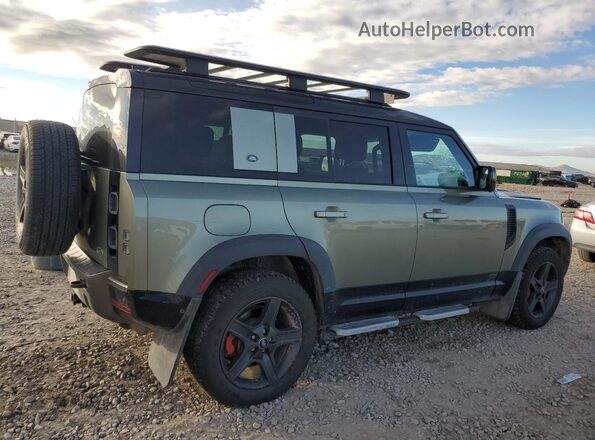 SALEX7RU9M2061785 2021 LAND ROVER DEFENDER Green უკანა მარჯვენა