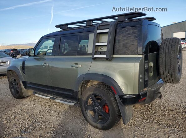 SALEX7RU9M2061785 2021 LAND ROVER DEFENDER Green უკანა მარცხენა