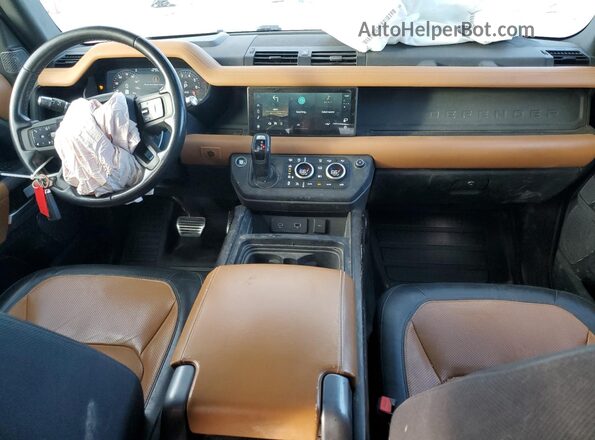 SALEX7RU9M2061785 2021 LAND ROVER DEFENDER Green წინა პანელის ხედი