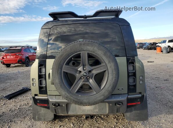 SALEX7RU9M2061785 2021 LAND ROVER DEFENDER Green უკანა ხედი