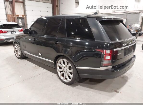 SALGS2EF6GA276813 2016 LAND ROVER RANGE ROVER Black Հետևի ձախ