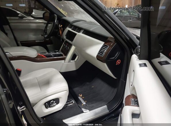 SALGS2EF6GA276813 2016 LAND ROVER RANGE ROVER Black Սալոնի դիմացի տեսք