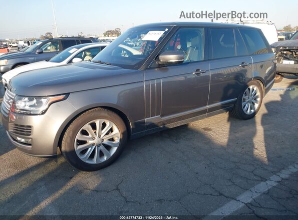 SALGS2FK3HA336494 2017 LAND ROVER RANGE ROVER Gray Przód lewy