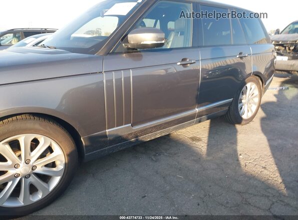 SALGS2FK3HA336494 2017 LAND ROVER RANGE ROVER Gray Widok z przodu
