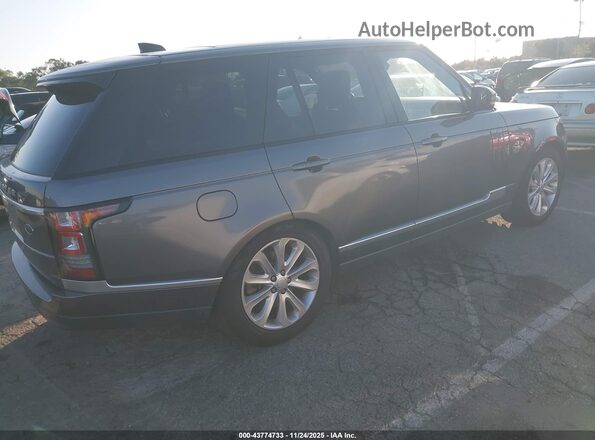 SALGS2FK3HA336494 2017 LAND ROVER RANGE ROVER Gray Tył prawy