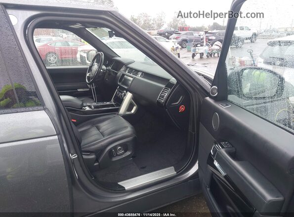 SALGS2FKXHA322009 2017 LAND ROVER RANGE ROVER Gray Front interior view