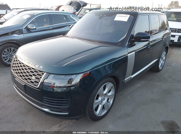 SALGS2RE0JA390735 2018 LAND ROVER RANGE ROVER Зеленый Передняя левая четверть