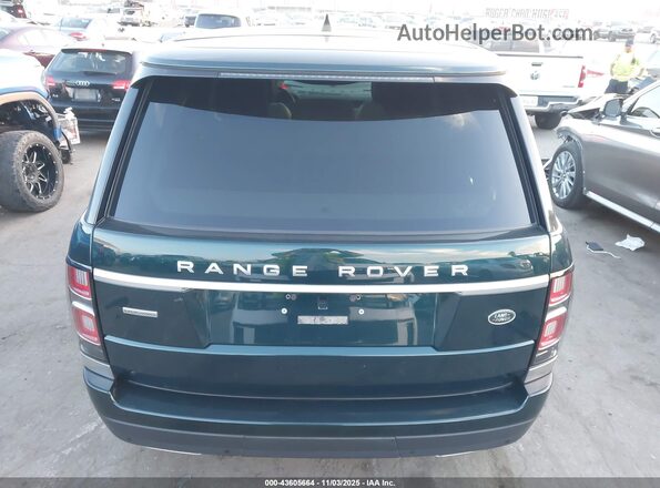 SALGS2RE0JA390735 2018 LAND ROVER RANGE ROVER Зеленый 