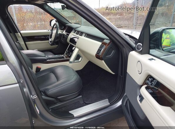 SALGS2RU3LA575193 2020 LAND ROVER RANGE ROVER Pewter Вид салону спереду