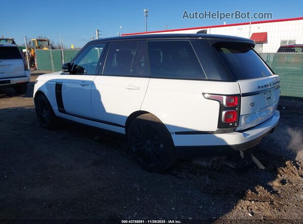 SALGS2RU3MA419737 2021 LAND ROVER RANGE ROVER White Trasero izquierdo