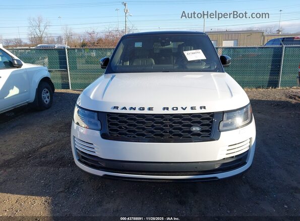 SALGS2RU3MA419737 2021 LAND ROVER RANGE ROVER White Vista del cuadro de instrumentos