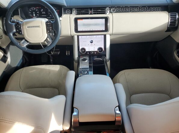SALGS2RU5MA446647 2021 LAND ROVER RANGE Серебряный Вид панели приборов