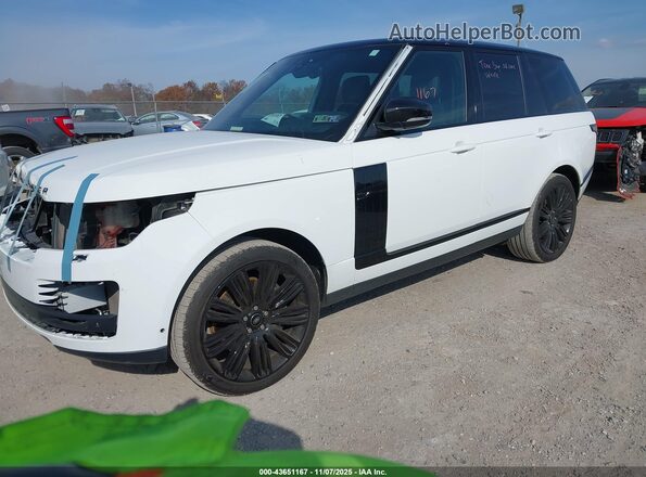 SALGS2RU5NA461943 2022 LAND ROVER RANGE ROVER White Vista tres cuartos delantera izquierda