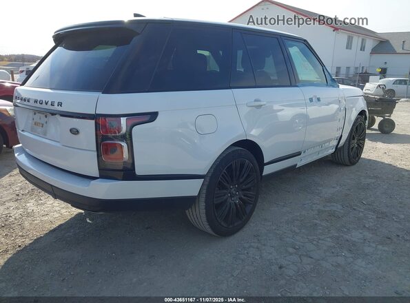 SALGS2RU5NA461943 2022 LAND ROVER RANGE ROVER White Trasero derecho