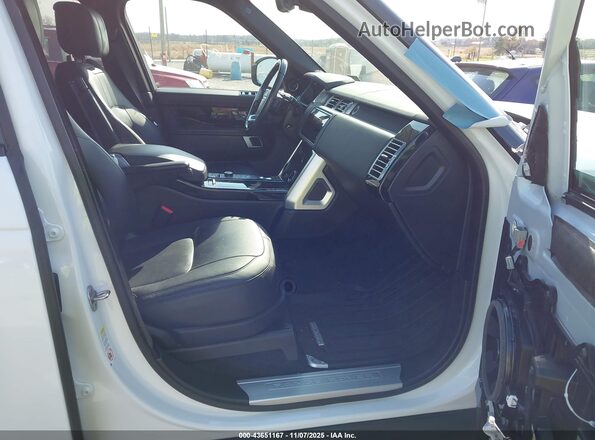 SALGS2RU5NA461943 2022 LAND ROVER RANGE ROVER White Vista interior delantera