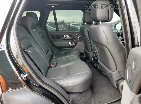 SALGS2RU6NA470800 2022 LAND ROVER RANGE Black Widok wnętrza z tyłu