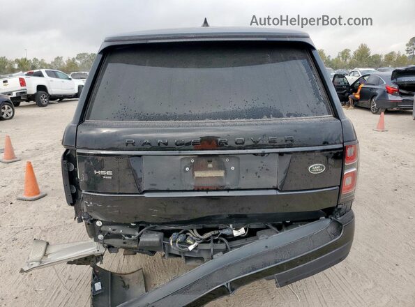 SALGS2RU6NA470800 2022 LAND ROVER RANGE Black Widok z tyłu