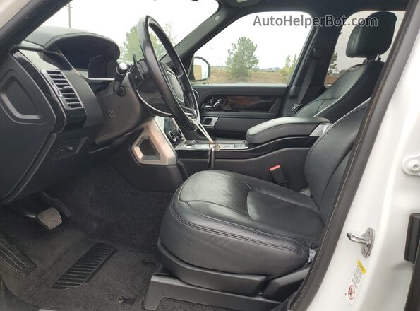 SALGS2RU7LA575360 2020 LAND ROVER RANGE White Front interior view