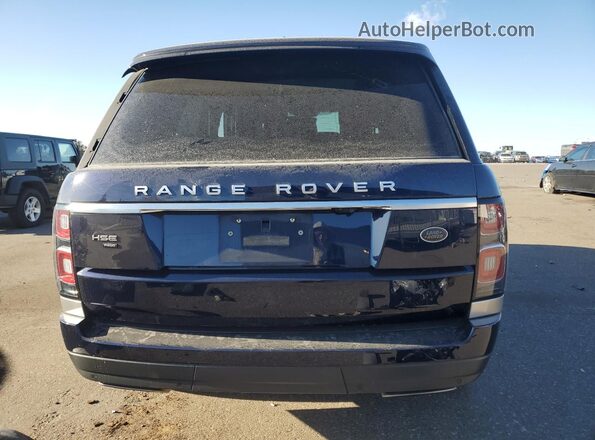 SALGS2RU8LA569678 2020 LAND ROVER RANGE Blue უკანა ხედი