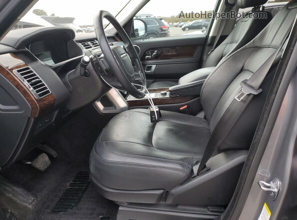 SALGS2RU8LA584231 2020 LAND ROVER RANGE Gray Вид салону спереду