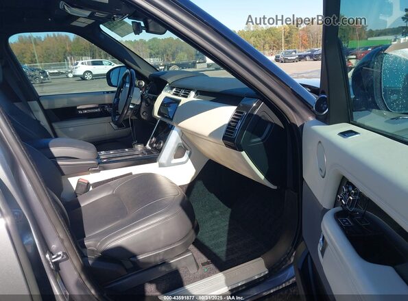 SALGS2RU8MA422228 2021 LAND ROVER RANGE ROVER Gray Front interior view