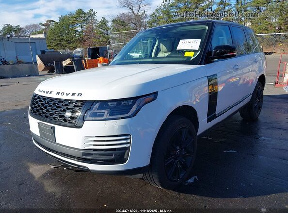 SALGS2RU9MA456243 2021 LAND ROVER RANGE ROVER Белый Передняя левая четверть