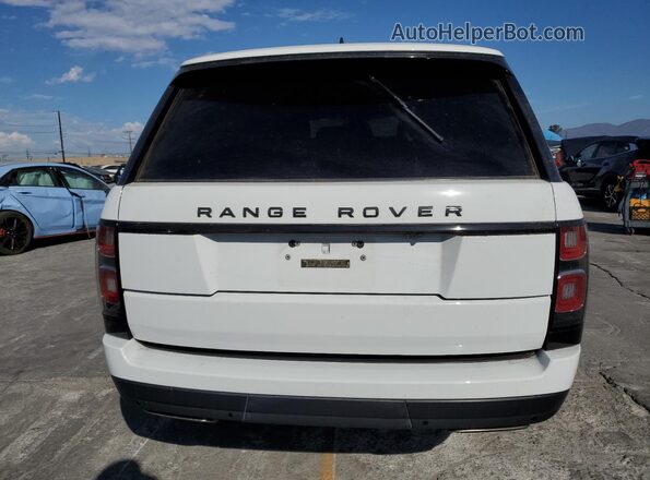 SALGS2RUXMA448832 2021 LAND ROVER RANGE White Вид ззаду