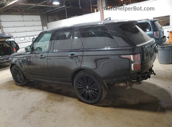 SALGS2RUXNA472582 2022 LAND ROVER RANGE Black Հետևի ձախ