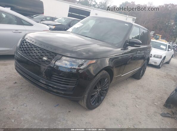 SALGS2SE5MA452970 2021 LAND ROVER RANGE ROVER Black Առջևի ձախ երեք քառորդ տեսարան