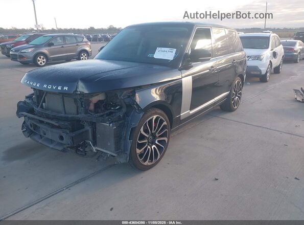 SALGS2SV5JA389901 2018 LAND ROVER RANGE ROVER Black წინა მარცხენა ხედი სამი მეოთხედიდან