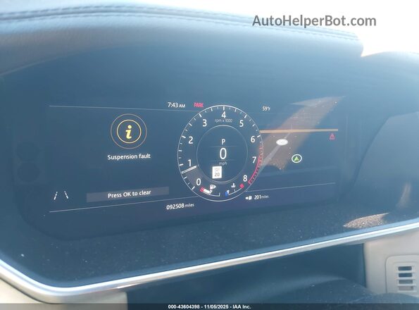 SALGS2SV5JA389901 2018 LAND ROVER RANGE ROVER Black უკანა სავარძლების ხედი
