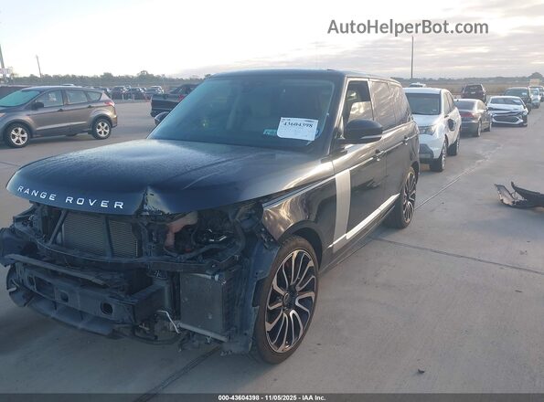 SALGS2SV5JA389901 2018 LAND ROVER RANGE ROVER Black წინა ხედი