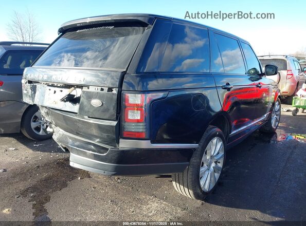 SALGS5FE1HA351703 2017 LAND ROVER RANGE ROVER Black Հետևի աջ