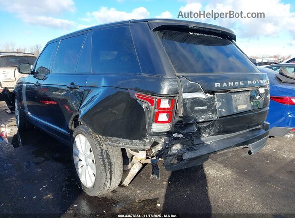 SALGS5FE1HA351703 2017 LAND ROVER RANGE ROVER Black Հետևի ձախ