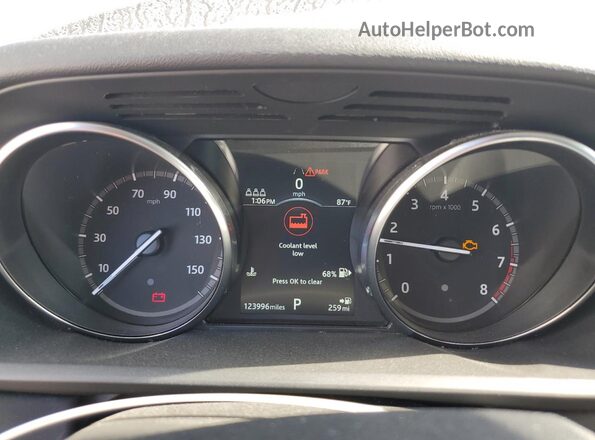 SALRG2RVXL2429824 2020 LAND ROVER DISCOVERY Black Instrument cluster view