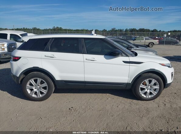 SALVP2RX1JH281721 2018 LAND ROVER RANGE ROVER EVOQUE White Widok wnętrza z tyłu