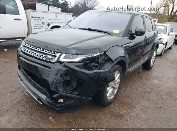 SALVP2RX9JH267906 2018 LAND ROVER RANGE ROVER EVOQUE Black Առջևի ձախ երեք քառորդ տեսարան