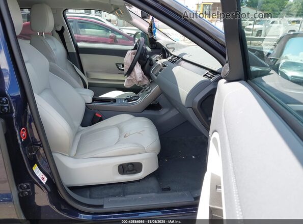 SALVP2RX9KH340418 2019 LAND ROVER RANGE ROVER EVOQUE Blue Front interior view