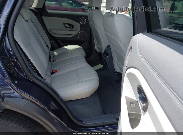 SALVP2RX9KH340418 2019 LAND ROVER RANGE ROVER EVOQUE Blue VIN sticker view