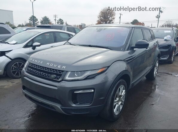 SALVP2RXXJH268014 2018 LAND ROVER RANGE ROVER EVOQUE Gray Vista tres cuartos delantera izquierda