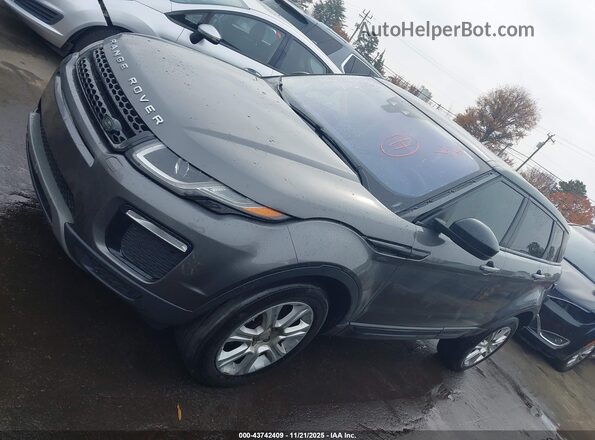 SALVP2RXXJH268014 2018 LAND ROVER RANGE ROVER EVOQUE Gray Vista interior trasera