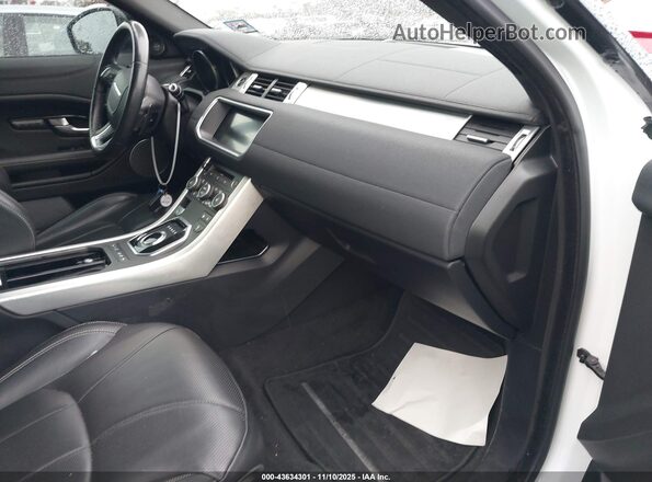 SALVR2BG8HH215049 2017 LAND ROVER RANGE ROVER EVOQUE White Вид салону спереду