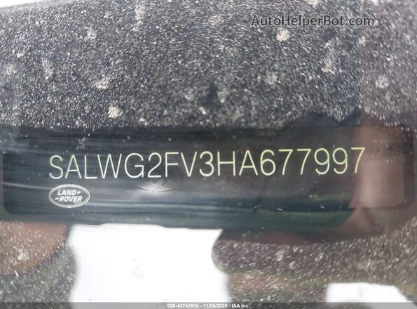 SALWG2FV3HA677997 2017 LAND ROVER RANGE ROVER SPORT White 