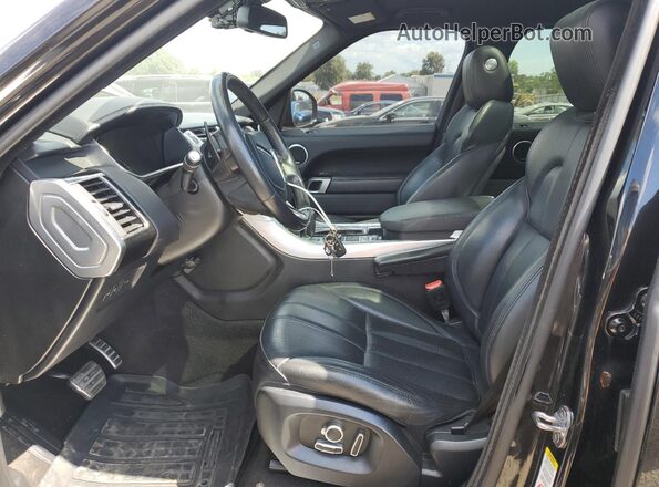 SALWR2EF4GA120986 2016 LAND ROVER RANGE Black წინა სალონის ხედი